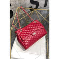 PU Leather Handbag - Red - Home
