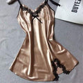 Sexy Mini Nightgown - Champagne / L - nightgown