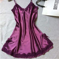 Sexy Mini Nightgown - Purple / L - nightgown