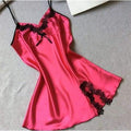 Sexy Mini Nightgown - rose red / L - nightgown