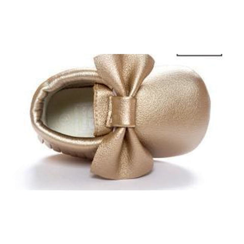 Soft Bottom Fashion Tassels Baby Moccasin - Gold / 1 - Baby Clothing