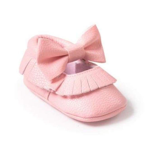 Soft Bottom Fashion Tassels Baby Moccasin - New Pink / 1 - Baby Clothing
