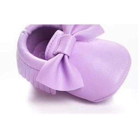 Soft Bottom Fashion Tassels Baby Moccasin - Purple / 1 - Baby Clothing