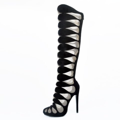 Summer Thigh High Gladiator Sandals Boots - xd143 / 4 - Boots
