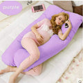 U Shape Body Pillow 130*70CM - purple - Bedding Pillows