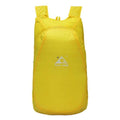 Ultra Lightweight Foldable Waterproof Nylon Backpack - Yellow - Climbing Bags