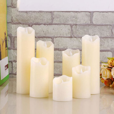 Uneven Edge Electrical Led Candle - Electric Candles