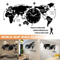 World Map Wall Clock Nordic Modern Minimalist Decoration Acrylic - Wall Clocks